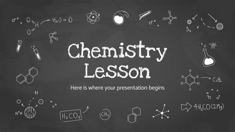 Chemistry Lesson Google Slides Theme and PPT Template