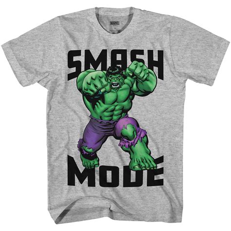 Marvel Hulk Smash Mode Graphic T Shirt (Little Boys & Big Boys) - Walmart.com