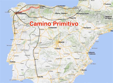 Camino Primitivo Map