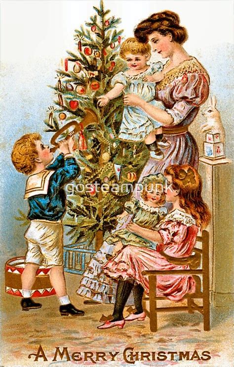 "Victorian Christmas" by gosteampunk | Redbubble