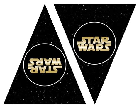 Star Wars happy Birthday Banner digital - Etsy