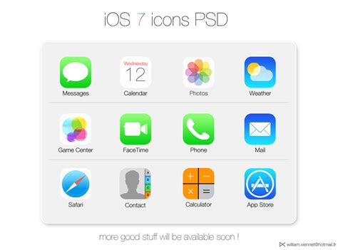 iOS 7 icons PSD by WillViennet on DeviantArt