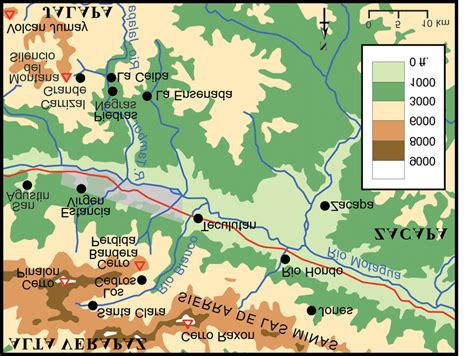 Map of central Motagua Valley in Guatemala, with previously recognized... | Download Scientific ...