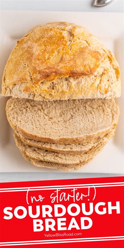 Easy Sourdough Bread with Instant Yeast | YellowBlissRoad.com