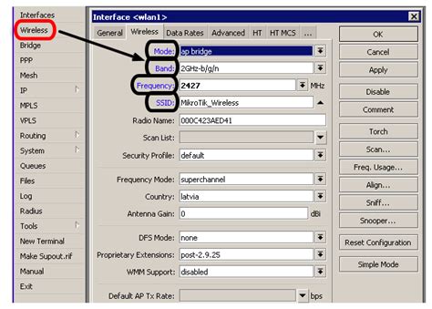 MikroTik Access Point Configuration