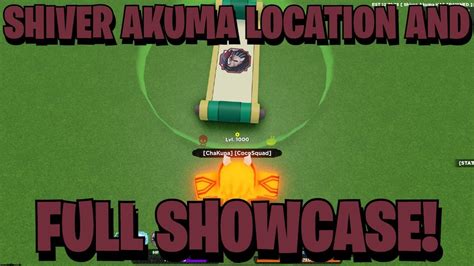 SHIVER AKUMA SPAWN *LOCATION* + SHOWCASE! | Shindo Life! - YouTube