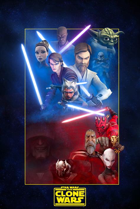 My First Clone Wars Fan Poster! : r/clonewars