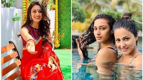 Erica Fernandes bids an emotional adieu to Kasautii Zindagii Kay co-star Hina Khan - India Today