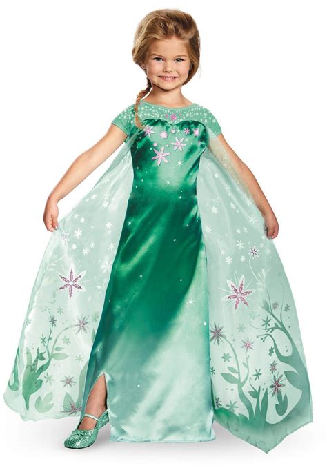 Elsa Frozen Fever Deluxe Toddler Costume | Vestidos frozen niña, Vestidos para niñas, Vestido elsa