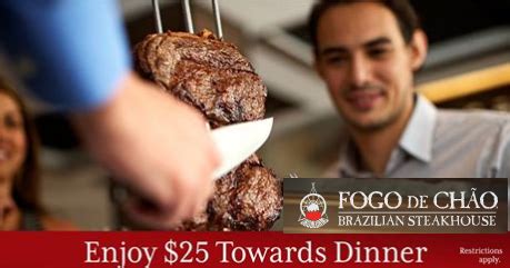 Coupons And Freebies: $25 Off Dinner Coupon at Fogo de Chao Brazilian Steakhouse