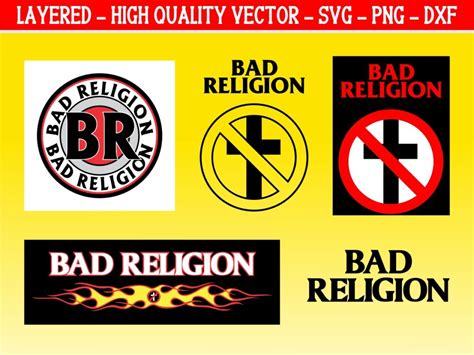 Bad Religion Band Logo SVG Clipart Bundle | Vectorency