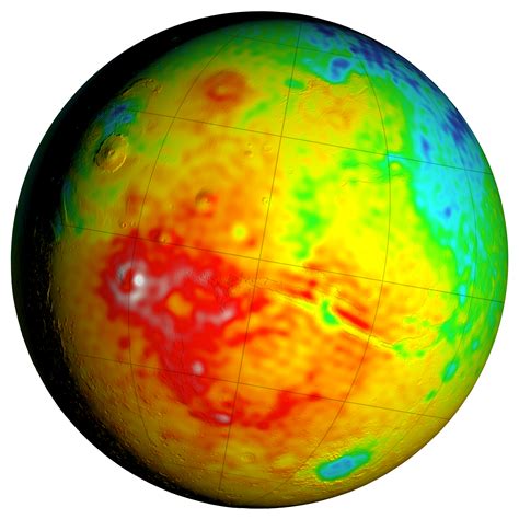 Newly Detailed Map of Mars' Crustal Thickness – NASA Mars Exploration