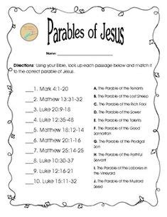 24 JESUS PARABLES ideas | parables, bible lessons, bible parables