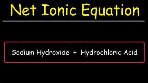 Hydrochloric Acid and Sodium Hydroxide React to Form - Ricky-has-Kirby