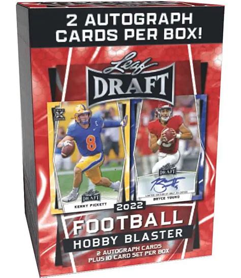 NFL Leaf 2022 Draft Football Trading Card HOBBY BLASTER Box 2 ...