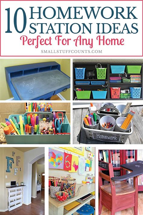 10 Homework Station Ideas Perfect for Any Home - Small Stuff Counts