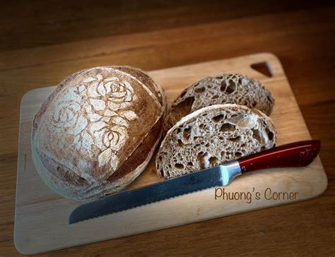 Sourdough bread stenciling and scoring | Sourdough bread, Sourdough, Bread