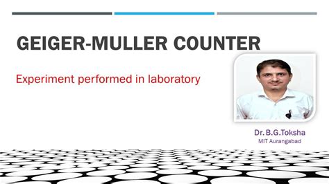 How to perform Geiger Muller Counter experiment in lab | GM Counter | Installation and readings ...