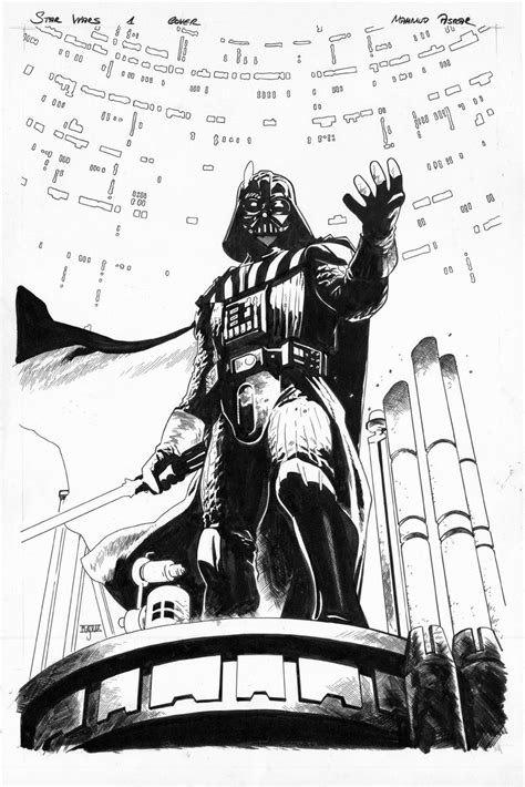 Star Wars #1 Darth Vader Cover (2019)-Mahmud Asrar, in H P's Star Wars COMIC BOOK COVERS: MARVEL ...