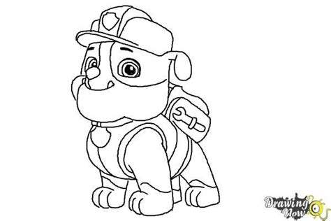 How to Draw Rubble Paw Patrol.Follow this step by step drawing tutorial of how to draw Rubble ...