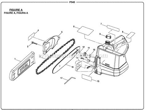 Ryobi Chain Saw | P545 | eReplacementParts.com