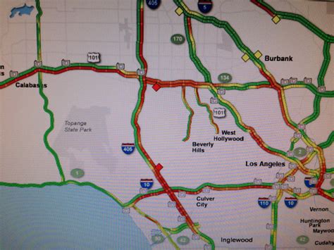 405 Freeway Southern California Map - Map