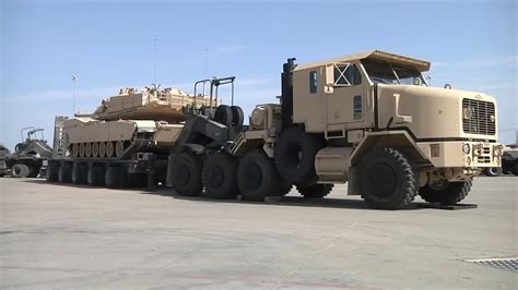 M1070A1 Heavy Equipment Transporter - YouTube