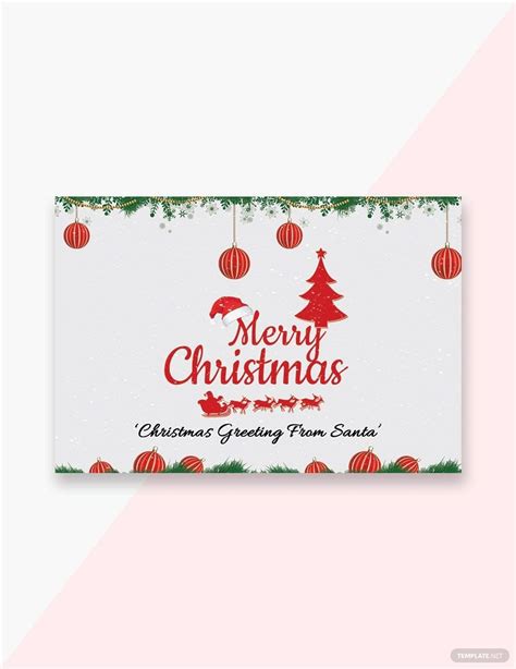 Christmas Greeting Card Templates in Publisher - FREE Download ...