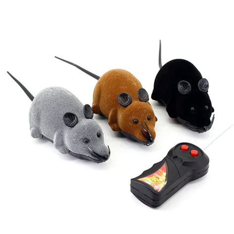 Remote Control Mouse Electric RC Mouse Vivid Small Fake Mouse Animal ...