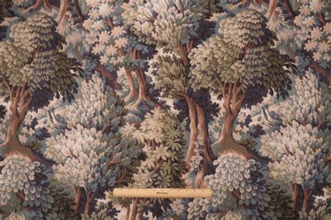 Kaufmann Into The Woods Printed Cotton Drapery Fabric in Forest