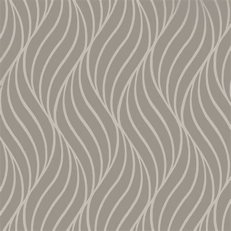 Holden Maddox Wave Stripe Pattern Wallpaper Modern Metallic Motif ...