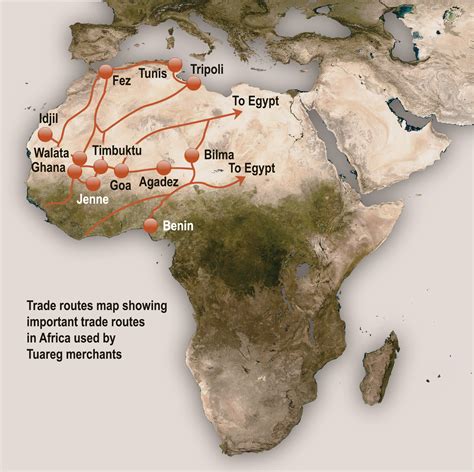 Slike: Trans Saharan Trade Route Vs Silk Road