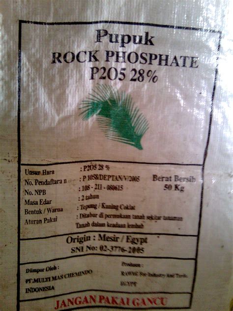 Rock Phosphate Fertilizer Indonesia Market Analysis - Industrial Chemicals Marketing