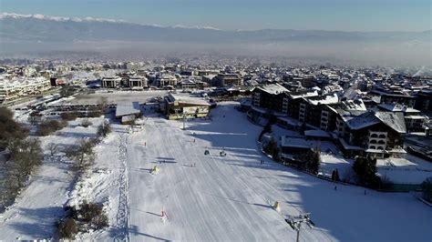 Bansko Ski Resort Home Run Bulgaria Europe Stock Footage SBV-336453847 ...