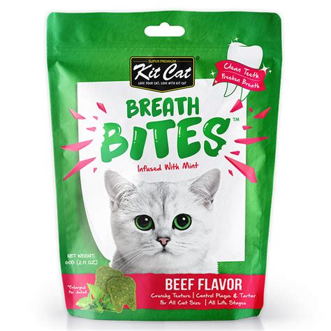 Kit Cat Breath Bites Beef 60g Cat Treats - Pet Warehouse | Philippines