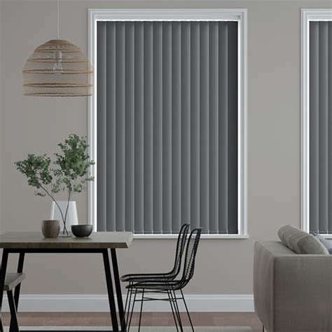 Castilla Gunmetal Grey Vertical Blind