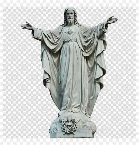 Jesus Statue Png Clipart Statue Christ The Redeemer - Jesus Sculpture Png, Transparent Png ...