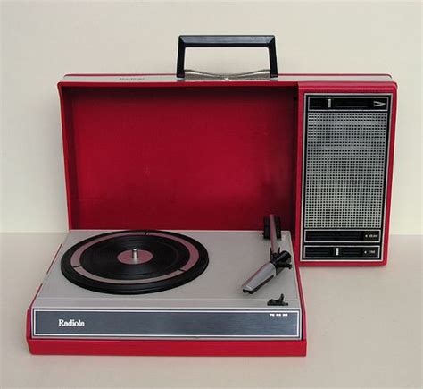 Radiola Portable Record Player | Portable record player, Record player ...