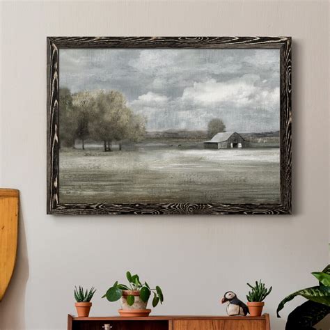 Laurel Foundry Modern Farmhouse Country Quiet - Picture Frame Painting on Canvas & Reviews | Wayfair