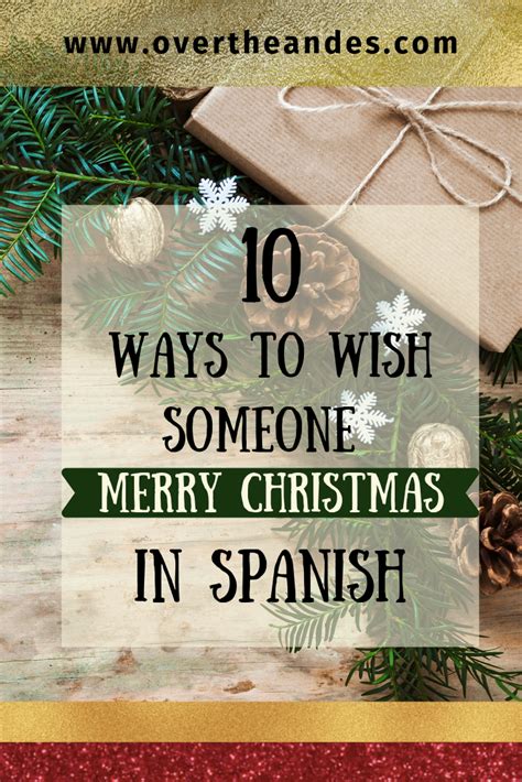 Spanish Lesson 16: Christmas Greetings in Spanish - Over The Andes ...