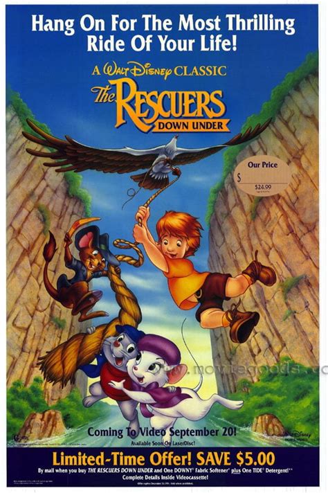 The Rescuers Down Under POSTER (27x40) (1990) (Style B) - Walmart.com - Walmart.com