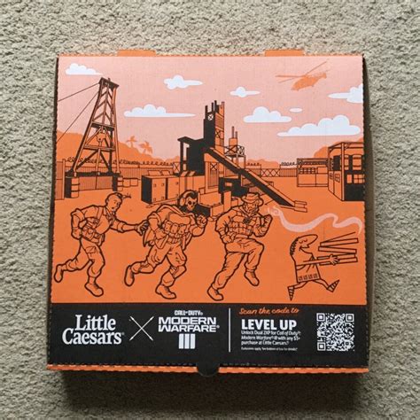 Little Caesars Call Of Duty Modern Warfare III Collectible Pizza Box ...