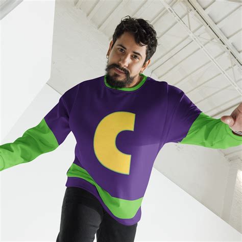 Chuck E Cheese Rockstar Adult Unisex Sweatshirt Halloween Costume ...