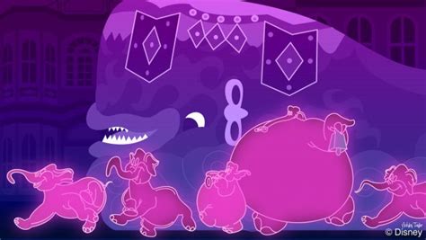 Disney Doodle: Pink Elephants On Parade – Through Magic Kingdom Park ...