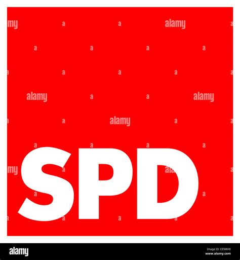 Logo of the Social Democratic Party of Germany SPD Stock Photo - Alamy