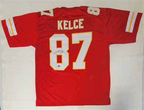 Travis Kelce Signed Jersey (Beckett) | Pristine Auction