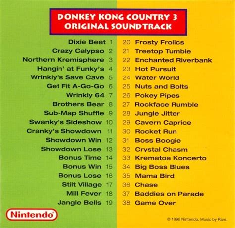 Donkey kong country original soundtrack - ludasiam