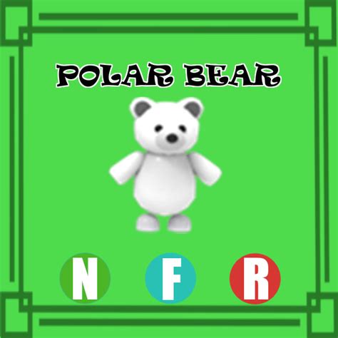 Polar Bear NEON FLY RIDE Adopt Me