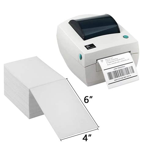 Fanfold Thermal Labels 4x6 White - WEEMAY