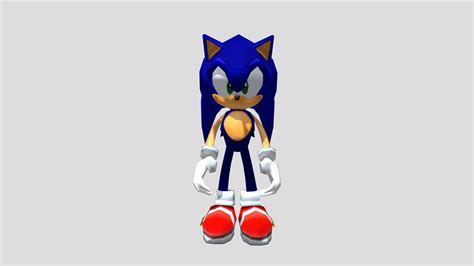 Sonic Adventure 2 The Trial - Sonic - 3D model by vinicius6 [451846e ...